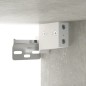 Armadietto a Muro Grigio Cemento 80x35x36,5cm Legno Multistrato Armadietto a Muro Grigio Cemento 80x35x36,5cm Legno Multistrato