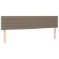 Testiera a LED Tortora 180x5x78/88 cm in Tessuto Testiera a LED Tortora 180x5x78/88 cm in Tessuto
