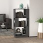 Libreria/Divisorio Grigio 51x25x101 cm Legno Massello di Pino Libreria/Divisorio Grigio 51x25x101 cm Legno Massello di Pino