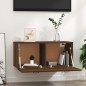 Armadietto a Muro Rovere Marrone 80x35x36,5cm Legno Multistrato Armadietto a Muro Rovere Marrone 80x35x36,5cm Legno Multistrato