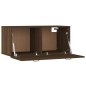 Armadietto a Muro Rovere Marrone 80x35x36,5cm Legno Multistrato Armadietto a Muro Rovere Marrone 80x35x36,5cm Legno Multistrato