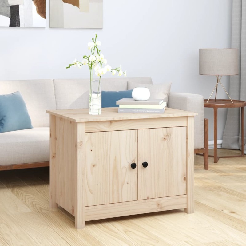 Tavolino da Salotto 71x49x55 cm in Legno Massello di Pino Tavolino da Salotto 71x49x55 cm in Legno Massello di Pino