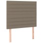 vidaXL Giroletto a Molle con Materasso Tortora 90x200 cm inTessuto
