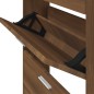 Scarpiera Rovere Marrone 59x17x169 cm in Legno Multistrato Scarpiera Rovere Marrone 59x17x169 cm in Legno Multistrato