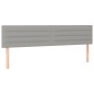 vidaXL Giroletto a Molle con Materasso Grigio Chiaro 200x200cm Tessuto