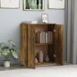 Credenza Rovere Fumo 60x30x75 cm in Legno Multistrato Credenza Rovere Fumo 60x30x75 cm in Legno Multistrato