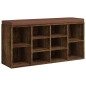 Scarpiera Rovere Fumo 103x30x48 cm in Legno Multistrato Scarpiera Rovere Fumo 103x30x48 cm in Legno Multistrato