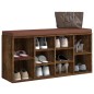 Scarpiera Rovere Fumo 103x30x48 cm in Legno Multistrato Scarpiera Rovere Fumo 103x30x48 cm in Legno Multistrato