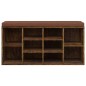 Scarpiera Rovere Fumo 103x30x48 cm in Legno Multistrato Scarpiera Rovere Fumo 103x30x48 cm in Legno Multistrato