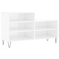 Scarpiera Bianco Lucido 102x36x60 cm in Legno Multistrato Scarpiera Bianco Lucido 102x36x60 cm in Legno Multistrato