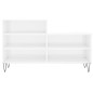 Scarpiera Bianco Lucido 102x36x60 cm in Legno Multistrato Scarpiera Bianco Lucido 102x36x60 cm in Legno Multistrato