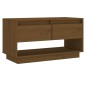 vidaXL Mobile TV ambra 74x34x40 cm in Legno Massello di Pino vidaXL Mobile TV ambra 74x34x40 cm in Legno Massello di Pino