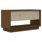 vidaXL Mobile TV ambra 74x34x40 cm in Legno Massello di Pino vidaXL Mobile TV ambra 74x34x40 cm in Legno Massello di Pino