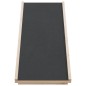 Rampa per Cani Grigia 100x40 cm in Legno Massello di Abete