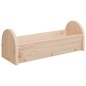 Mangiatoia per Conigli 28x10x10 cm in Legno Massello di Abete Mangiatoia per Conigli 28x10x10 cm in Legno Massello di Abete