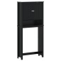 Mobile per Lavatrice BERG Nero 76x27x164,5cm Legno Massello Mobile per Lavatrice BERG Nero 76x27x164,5cm Legno Massello
