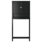 Mobile per Lavatrice BERG Nero 76x27x164,5cm Legno Massello Mobile per Lavatrice BERG Nero 76x27x164,5cm Legno Massello