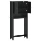 Mobile per Lavatrice BERG Nero 76x27x164,5cm Legno Massello Mobile per Lavatrice BERG Nero 76x27x164,5cm Legno Massello
