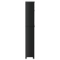 Mobile per Lavatrice BERG Nero 76x27x164,5cm Legno Massello Mobile per Lavatrice BERG Nero 76x27x164,5cm Legno Massello