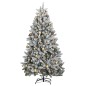 Albero Natale Artificiale Incernierato 300 LED e Palline 270 cm Albero Natale Artificiale Incernierato 300 LED e Palline 270 cm
