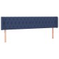 Testiera ad Orecchio Blu 203x16x78/88cm in Tessuto Testiera ad Orecchio Blu 203x16x78/88cm in Tessuto