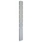 Palo per Recinzione Gabbione Argento 180 cm in Acciaio Zincato Palo per Recinzione Gabbione Argento 180 cm in Acciaio Zincato
