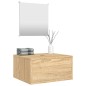 Set Mobili da Bagno 2 pz Rovere in Legno Multistrato Set Mobili da Bagno 2 pz Rovere in Legno Multistrato