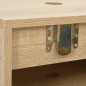 Set Mobili da Bagno 2 pz Rovere in Legno Multistrato Set Mobili da Bagno 2 pz Rovere in Legno Multistrato