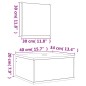 Set Mobili da Bagno 2 pz Rovere in Legno Multistrato Set Mobili da Bagno 2 pz Rovere in Legno Multistrato