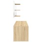 Set Mobili da Bagno 6 pz Rovere in Legno Multistrato Set Mobili da Bagno 6 pz Rovere in Legno Multistrato