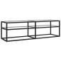 Mobile Porta TV Trasparente 140x40x40,5 cm in Vetro Temperato Mobile Porta TV Trasparente 140x40x40,5 cm in Vetro Temperato