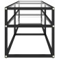 Mobile Porta TV Trasparente 140x40x40,5 cm in Vetro Temperato Mobile Porta TV Trasparente 140x40x40,5 cm in Vetro Temperato