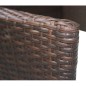 Sedie da Giardino 2 pz in Polyrattan Marrone Sedie da Giardino 2 pz in Polyrattan Marrone