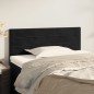 Testiera Nera 90x5x78/88 cm in Velluto Testiera Nera 90x5x78/88 cm in Velluto