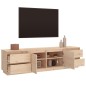 Mobile Porta TV 176x37x47,5 cm in Legno Massello di Pino Mobile Porta TV 176x37x47,5 cm in Legno Massello di Pino