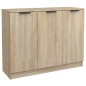 Credenza Rovere Sonoma 90,5x30x70 cm in Legno Multistrato Credenza Rovere Sonoma 90,5x30x70 cm in Legno Multistrato