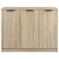Credenza Rovere Sonoma 90,5x30x70 cm in Legno Multistrato Credenza Rovere Sonoma 90,5x30x70 cm in Legno Multistrato