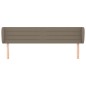Testiera ad Orecchio Tortora 203x23x78/88 cm in Tessuto Testiera ad Orecchio Tortora 203x23x78/88 cm in Tessuto