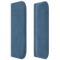 Testiera ad Orecchio Blu Scuro 93x16x78/88 cm in Velluto Testiera ad Orecchio Blu Scuro 93x16x78/88 cm in Velluto