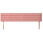 Testiera ad Orecchio Rosa 183x16x78/88 cm in Velluto Testiera ad Orecchio Rosa 183x16x78/88 cm in Velluto