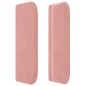 Testiera ad Orecchio Rosa 183x16x78/88 cm in Velluto Testiera ad Orecchio Rosa 183x16x78/88 cm in Velluto