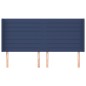 Testiera ad Orecchio Blu 203x16x118/128 cm in Tessuto Testiera ad Orecchio Blu 203x16x118/128 cm in Tessuto