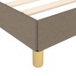 Giroletto con Testiera Tortora 90x190 cm in Tessuto Giroletto con Testiera Tortora 90x190 cm in Tessuto