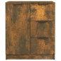 Credenze 2 pz Rovere Fumo 60x30x70 cm in Legno Multistrato Credenze 2 pz Rovere Fumo 60x30x70 cm in Legno Multistrato