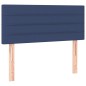 Giroletto a Molle con Materasso Blu 90x190 cm in Tessuto