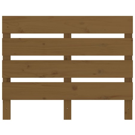 Testiera per Letto Miele 75x3x80 cm in Legno Massello di Pino
