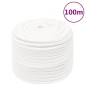 Corda Nautica Completamente Bianca 14 mm 100 m in Polipropilene Corda Nautica Completamente Bianca 14 mm 100 m in Polipropilene
