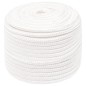 Corda Nautica Completamente Bianca 14 mm 100 m in Polipropilene Corda Nautica Completamente Bianca 14 mm 100 m in Polipropilene