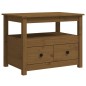 Tavolino da Salotto Miele 71x49x55 cm in Legno Massello di Pino Tavolino da Salotto Miele 71x49x55 cm in Legno Massello di Pino