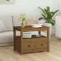 Tavolino da Salotto Miele 71x49x55 cm in Legno Massello di Pino Tavolino da Salotto Miele 71x49x55 cm in Legno Massello di Pino